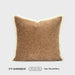 Orange tassel square pillow