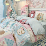 Four-piece Bed Set Pure Cotton Student Dormitory Duvet Cover Sheets - My Store
