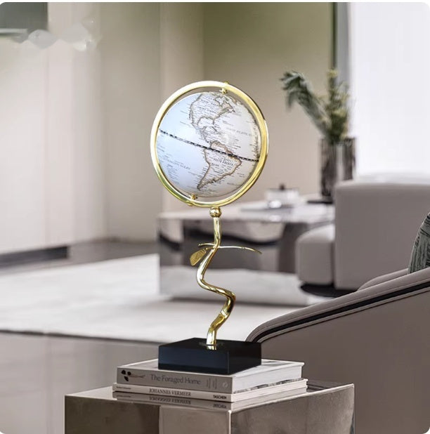 Copper Globe Ornaments For The Living Room A Light-Luxury High-End Desktop Decoration - My Store