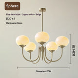 Living Room Chandelier Creative Bedroom Lamps - My Store