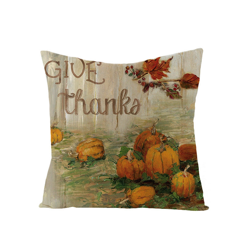 Linen Cushion Office Sofa Cushion Cover - My Store