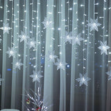 Small Five Pointed Star Curtain Light String - My Store