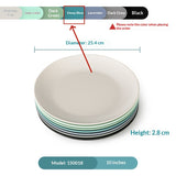 Creative Commercial Plastic Round Dinner Plates - My Store