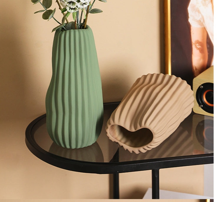 Ceramic Vases Decorate Living Room Flower Arrangement - My Store