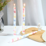 Watercolor Candle Long Brush Holder Candlestick Candle - My Store