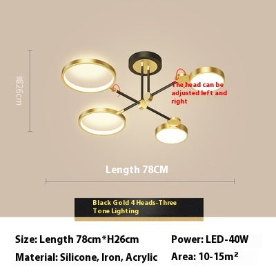 Led Lighting Chandelier Living Room Bedroom Lamps - My Store