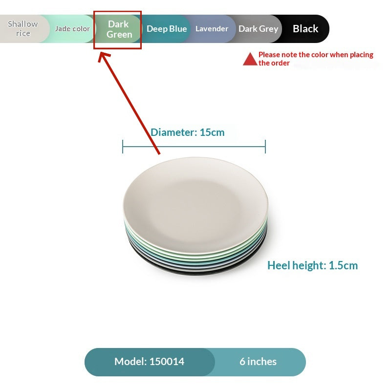 Creative Commercial Plastic Round Dinner Plates - My Store