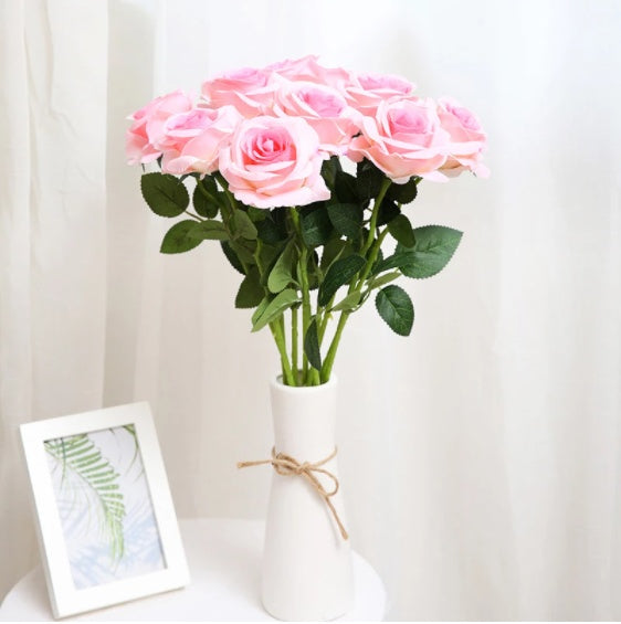 Artificial Red Rose Flowers Living Room Home Decoration Flowers Bouquet - My Store