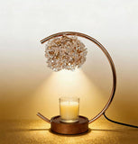 Wrought-iron Aromatherapy Wax Melter Scented Oil Candle Warmer Bedroom Ambiance Table Lamp - My Store