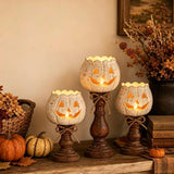 Pumpkin Tealight Candle Holder Set Pumpkin Scented Candle Holder Set - My Store