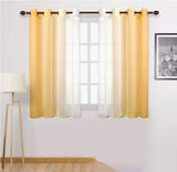 Gradient Sheer Curtain For Balconies Ready Made Blackout Curtains And Sheer Curtains - My Store
