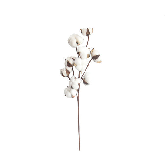 10 Natural Cotton Branch Artificial Flowers - My Store
