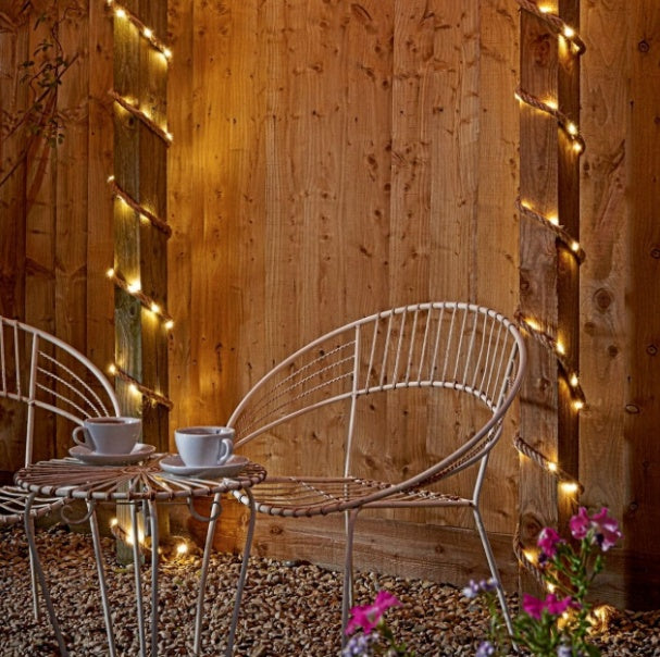 Solar Hemp Rope String Copper Wire LED Light - My Store
