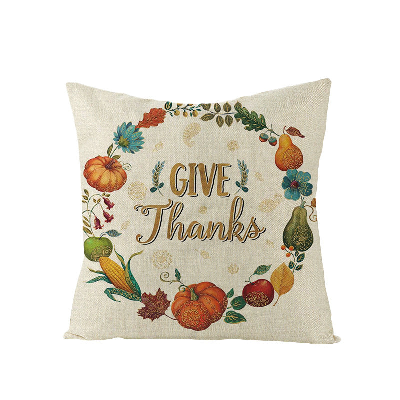 Linen Cushion Office Sofa Cushion Cover - My Store