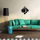 Acrylic 3D Home Decoration Mirror Wall Stickers TV Background Stereo DIY Round Stickers - My Store