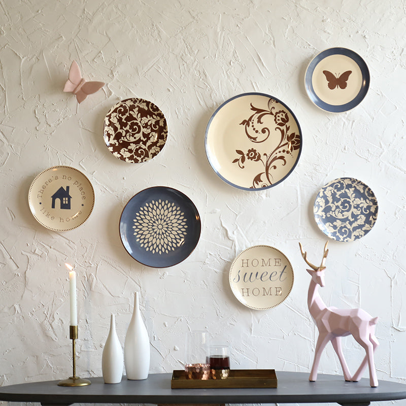 Creative wall wall ceramic hanging plate - My Store