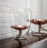 Scandinavian Minimalist Living Room Glass Table Lamp Modern Light Luxury Corner Table Desk Bedside Lamp Bedroom Bedside Creative Lamps - My Store
