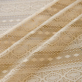 Wood Color Lace Mesh Curtains Living Room Bedroom - My Store