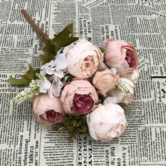 13 Core-spun Peony Artificial Flowers - My Store