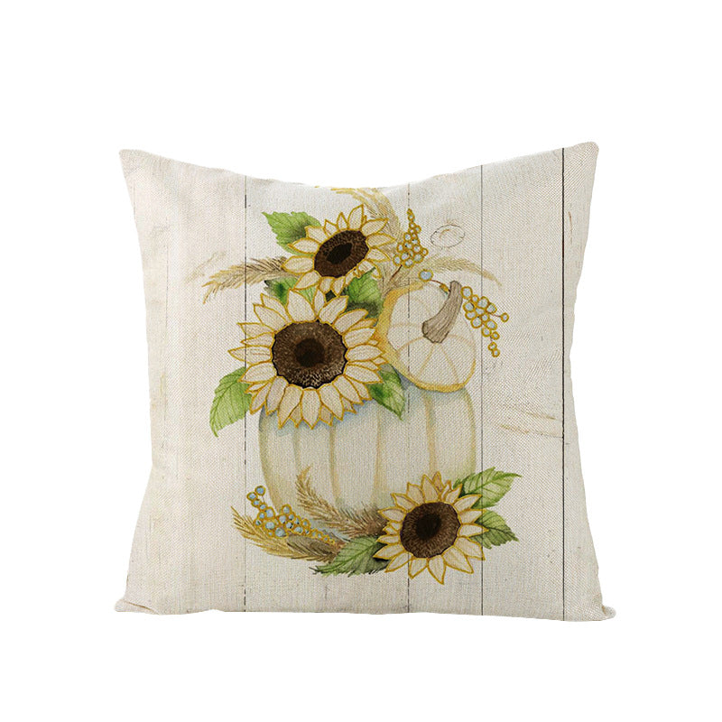 Linen Cushion Office Sofa Cushion Cover - My Store