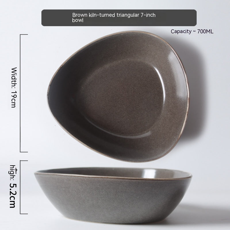 Retro Irregular Flaw Salad Plates - My Store