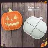 Disposable Dinner Plates DIY Pumpkin Halloween Paper Plates - My Store
