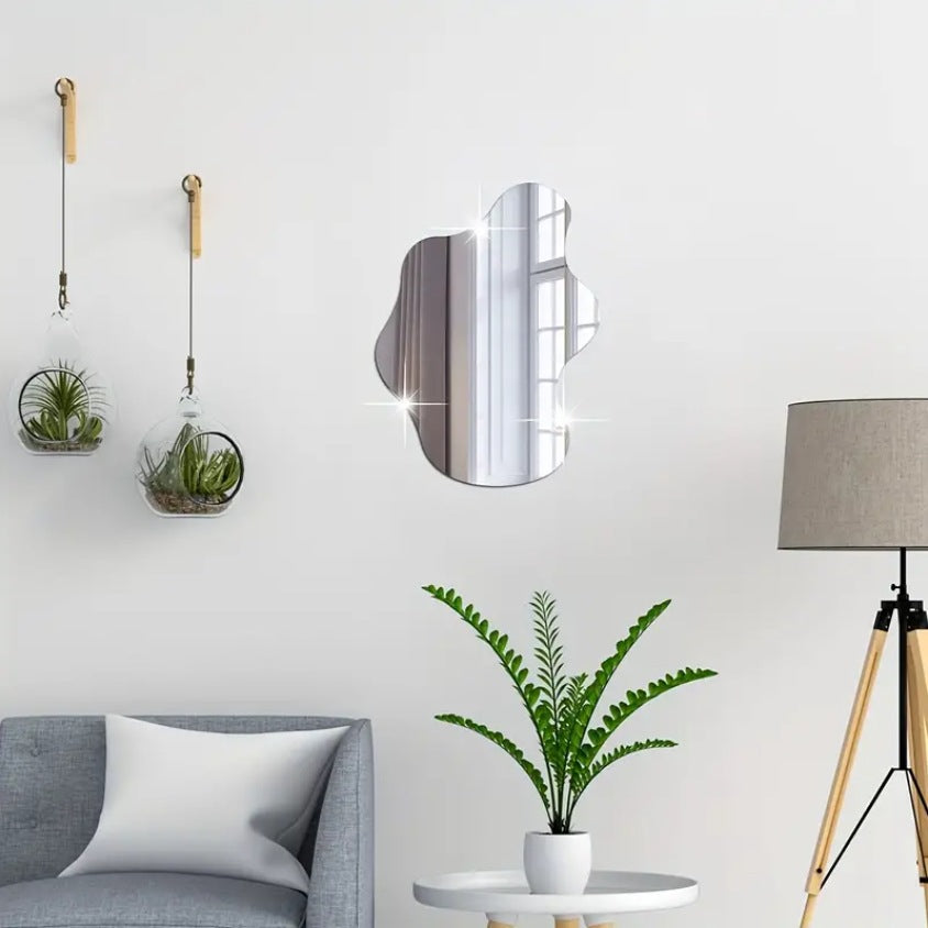 Cloud-shaped Mirror Acrylic Wall Background Decoration - My Store