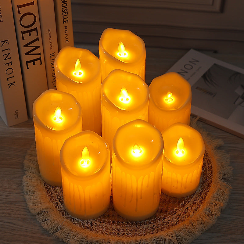 Electronic Simulation Candle Led Tears Candle Light - My Store