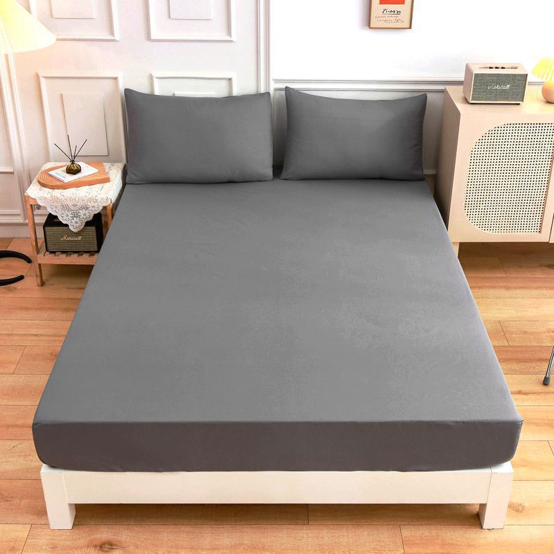 Students Cotton Bed Sheets Fitted Sheet Pillow Case - My Store