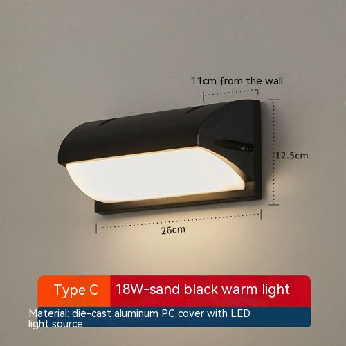Outdoor Waterproof Wall Lamp Courtyard Shop Door Wall Lamp - My Store