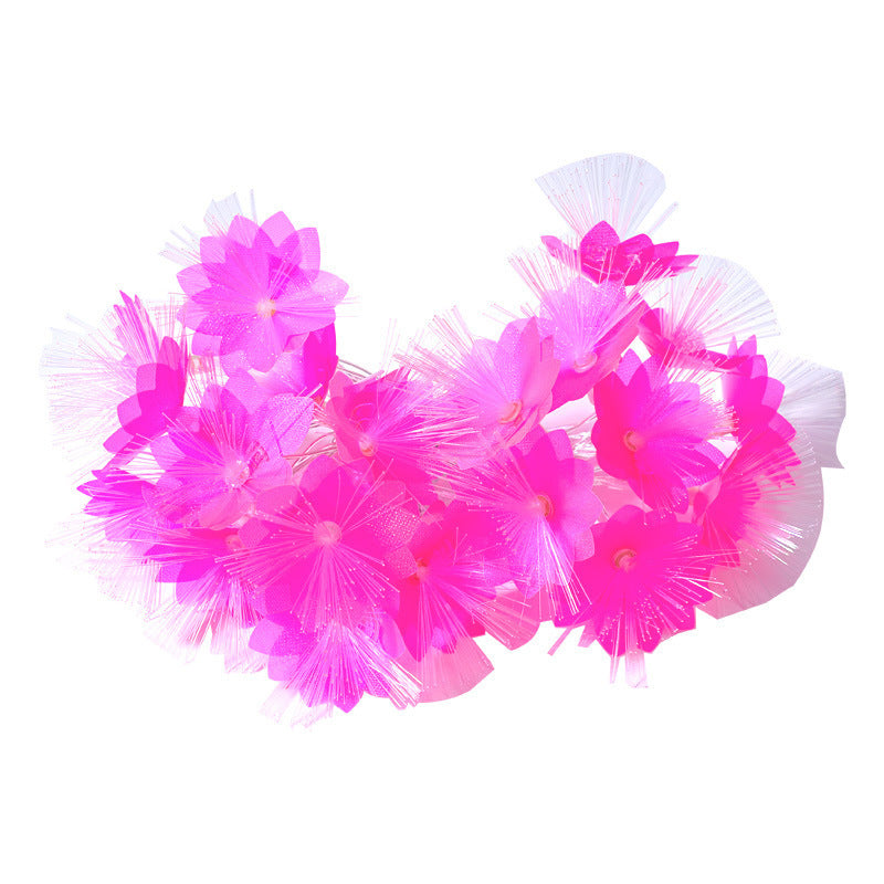 LED Optical Fiber Flower Light String Flashing Light Wedding - My Store