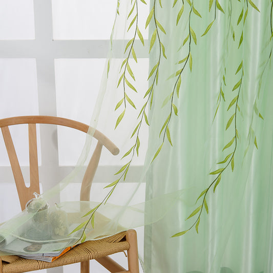 Exquisite Transparent Printed Curtains - My Store