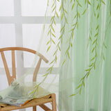 Exquisite Transparent Printed Curtains - My Store