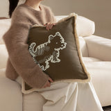 Homestay-style Sofa Living Room Cotton Canvas Throw Pillows - My Store