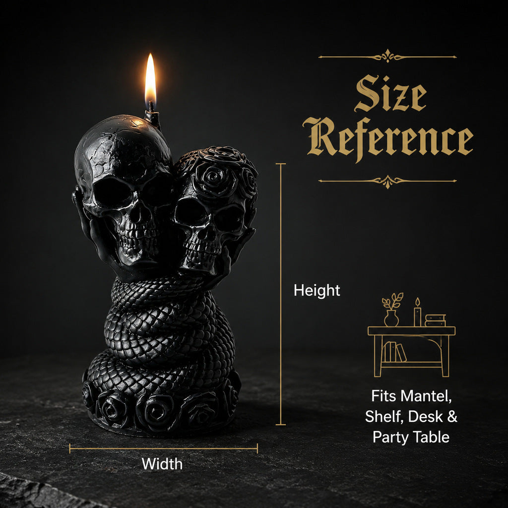 Halloween Skull-Shape Candle Aromatherapy Candle Ornament - My Store