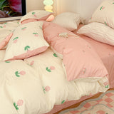 Four-piece Bed Set Pure Cotton Student Dormitory Duvet Cover Sheets - My Store