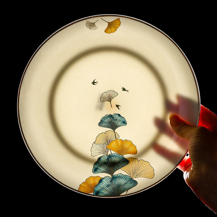 Dinner Plates Ceramic Steak Plate Web Porcelain - My Store