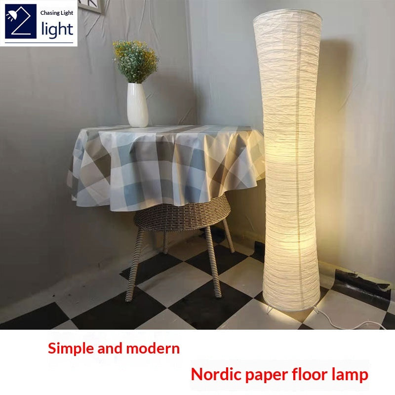 Nordic Minimalist Paper Floor Lamp - My Store