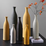 Creative Ornaments Of Dried Flowers In Ceramic Vases - My Store