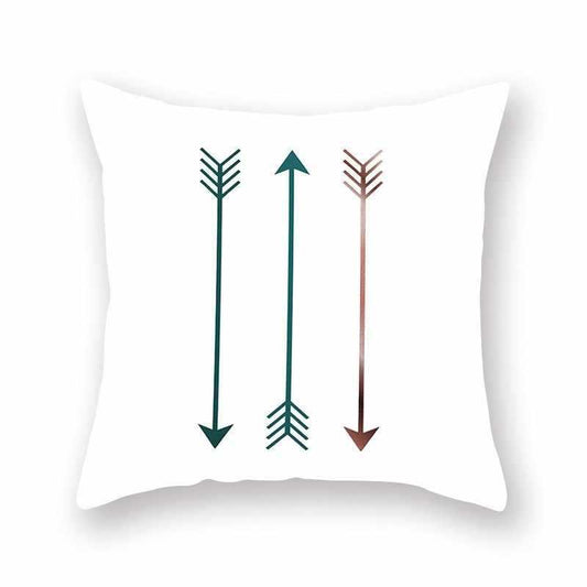 Green geometric pillow cushion cover sofa cushion - My Store