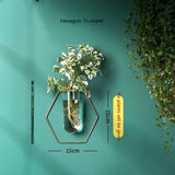 Vase Decoration Wall-mounted Hydroponic Flowerpot Hanging Wall Hanging - My Store