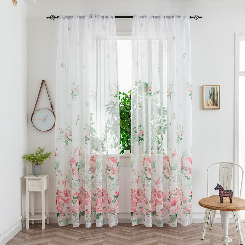 Mesh Curtains Bedroom Light Transmission Decorative Curtain - My Store