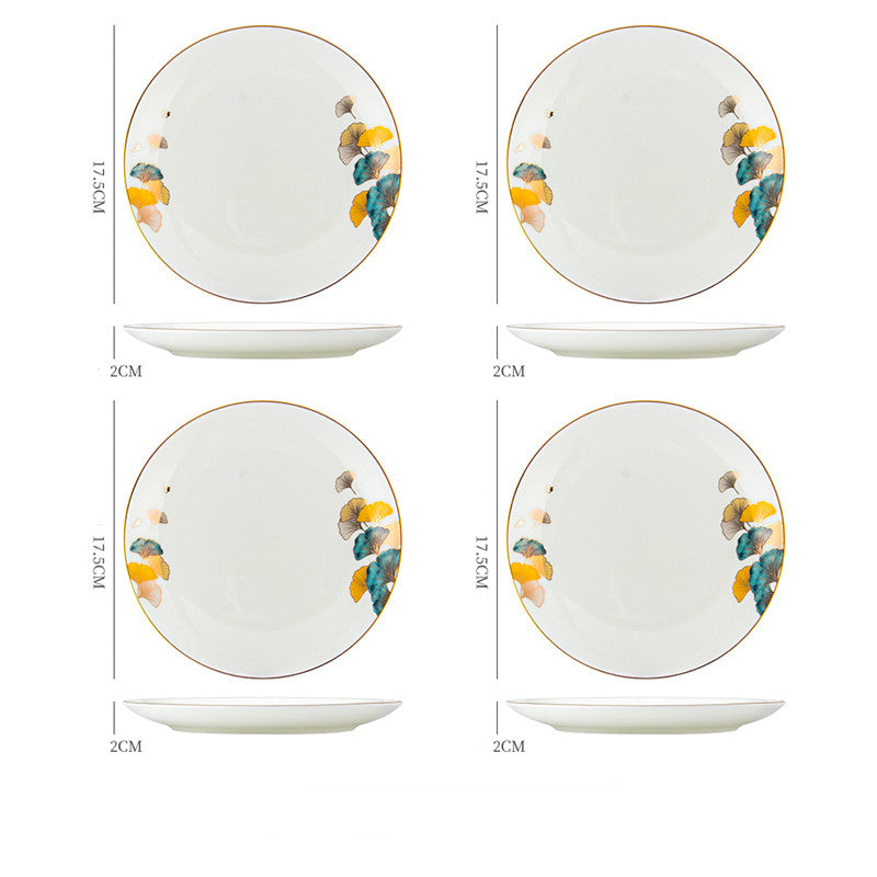 Dinner Plates Ceramic Steak Plate Web Porcelain - My Store