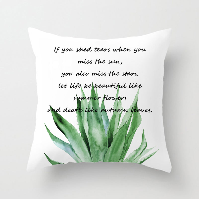 Plant simple cushion cover - My Store