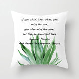 Plant simple cushion cover - My Store