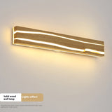 Solid Wood Crack Creative Wall Lamp Background Wall LED Strip Wall Lamp - My Store