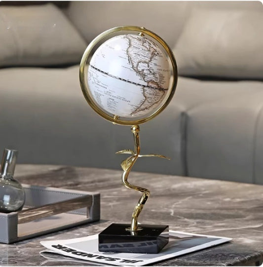 Copper Globe Ornaments For The Living Room A Light-Luxury High-End Desktop Decoration - My Store