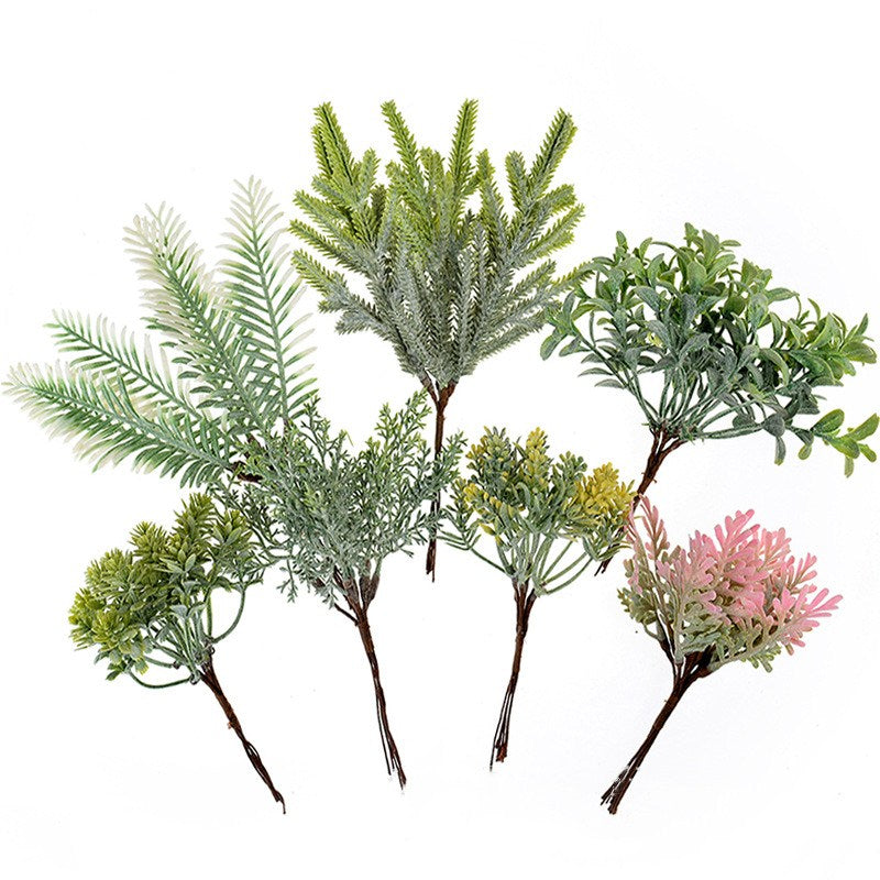 Artificial Plant Background Wall Accessories And Materials Artificial Plastic Artificial Flowers - My Store