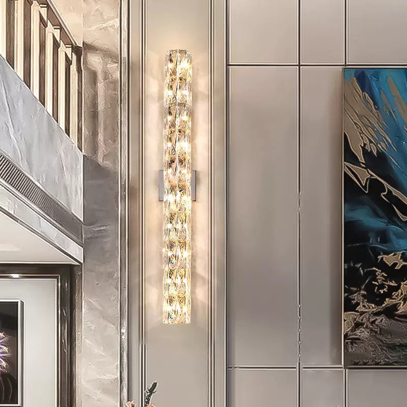 Crystal Wall Lamp Living Room Bedroom Stair Wall Lamp - My Store