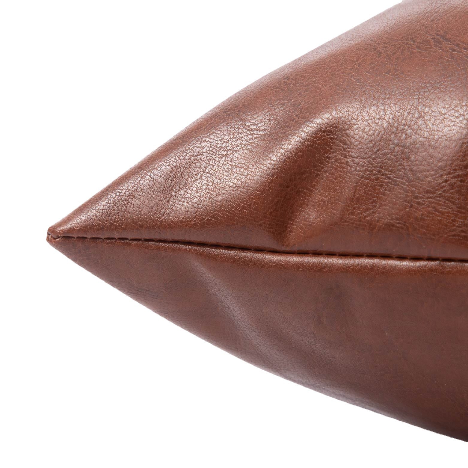 Leather Pillowcase Cushion Sofa Cushion Pillow Cover - My Store